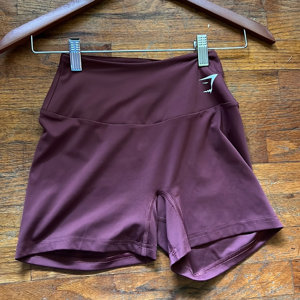 brown gym shark shorts